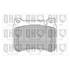 4 plaquettes de frein avant Quinton Hazell BP1612