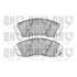 4 plaquettes de frein avant Quinton Hazell BP1628