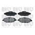 4 plaquettes de frein avant Quinton Hazell BP1634
