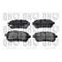 4 plaquettes de frein avant Quinton Hazell BP1637