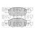 4 plaquettes de frein avant Quinton Hazell BP1639