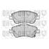 4 plaquettes de frein avant Quinton Hazell BP1652