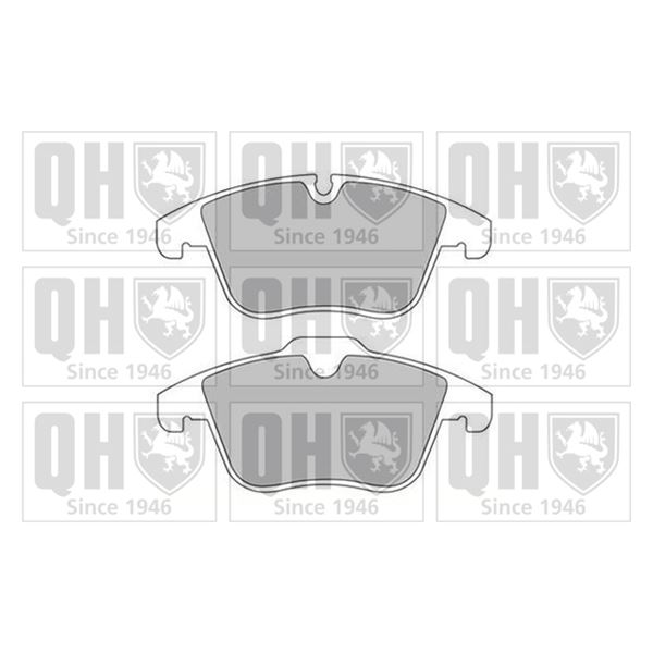 4 plaquettes de frein avant Quinton Hazell BP1654
