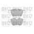 4 plaquettes de frein avant Quinton Hazell BP1654