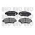 4 plaquettes de frein avant Quinton Hazell BP1657