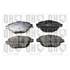 4 plaquettes de frein avant Quinton Hazell BP1667