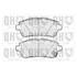 4 plaquettes de frein avant Quinton Hazell BP1677