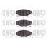 4 plaquettes de frein avant Quinton Hazell BP1679