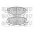 4 plaquettes de frein avant Quinton Hazell BP1683