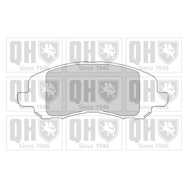 4 plaquettes de frein avant Quinton Hazell BP1695