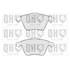 4 plaquettes de frein avant Quinton Hazell BP1730