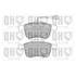 4 plaquettes de frein avant Quinton Hazell BP1742