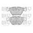 4 plaquettes de frein avant Quinton Hazell BP1753
