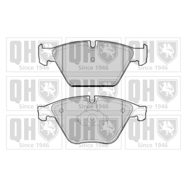 4 plaquettes de frein avant Quinton Hazell BP1755