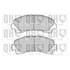 4 plaquettes de frein avant Quinton Hazell BP1779