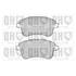 4 plaquettes de frein avant Quinton Hazell BP1783