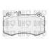 4 plaquettes de frein avant Quinton Hazell BP1789