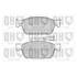 4 plaquettes de frein avant Quinton Hazell BP1807