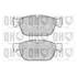 4 plaquettes de frein avant Quinton Hazell BP1810