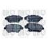 4 plaquettes de frein avant Quinton Hazell BP1824