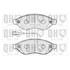 4 plaquettes de frein avant Quinton Hazell BP1828
