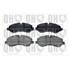 4 plaquettes de frein avant Quinton Hazell BP1837