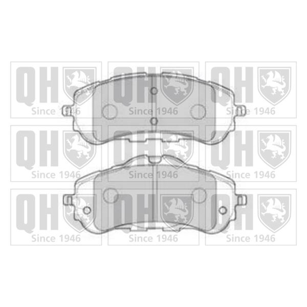 4 plaquettes de frein avant Quinton Hazell BP1845