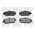 4 plaquettes de frein avant Quinton Hazell BP741