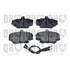 4 plaquettes de frein avant Quinton Hazell BP750