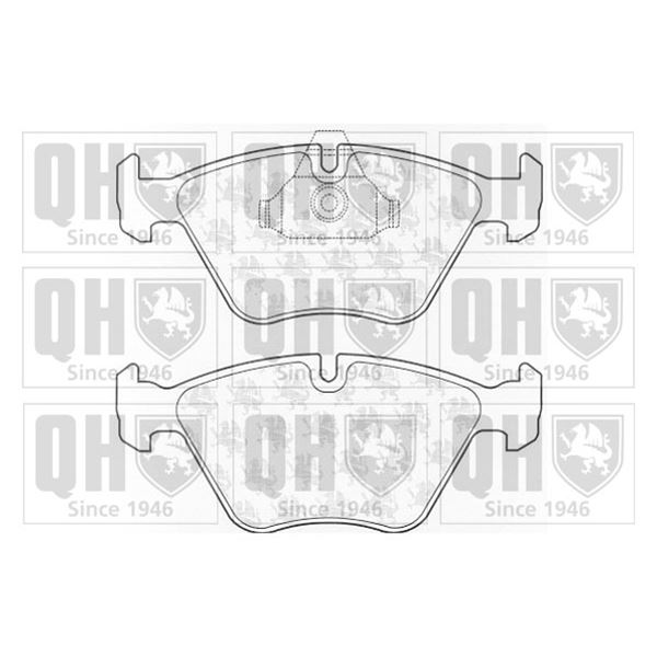 4 plaquettes de frein avant Quinton Hazell BP926