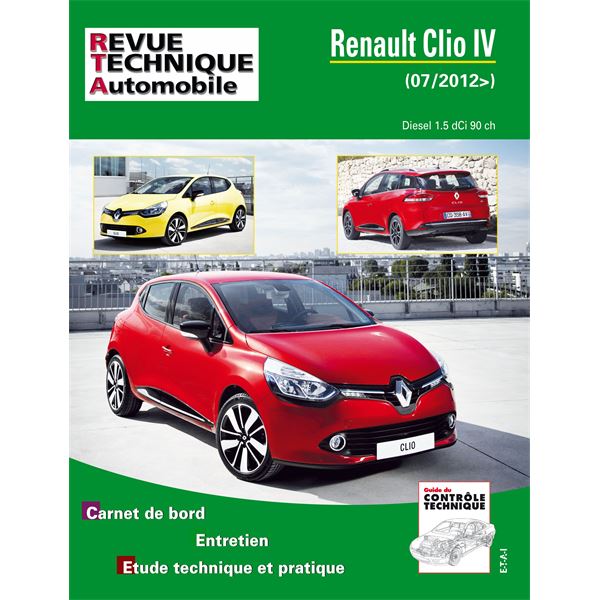 Revue Technique B783 pour RENAULT CLIO IV 2012-07-> 1.5 DCI (REF 25444)
