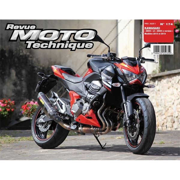 Revue Technique 174 pour KAWASAKI Z800/Z800E (2013/ 2014) (REF 25453)