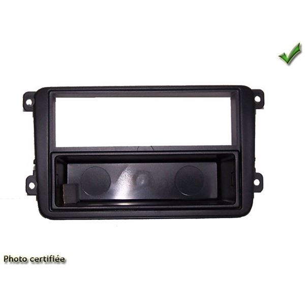 Entretoise pour autoradio VW Seat Skoda Noire