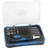 Coffret tournevis a cliquet réversible + douille et embout 45 pièces