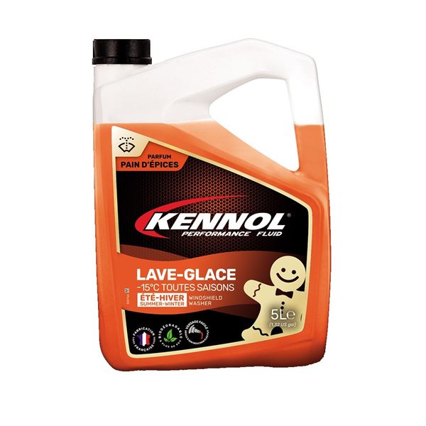 Lave-glace toutes saisons Pain d'épices -15°C Kennol 5 L