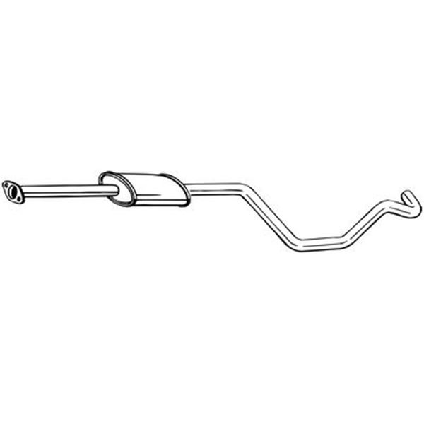 1 silencieux d'échappement intermédiaire Bosal 284617