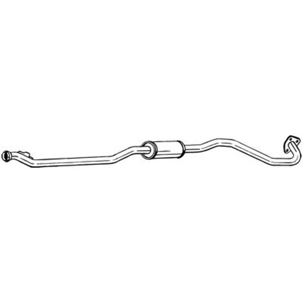 1 silencieux d'échappement intermédiaire Bosal 287457