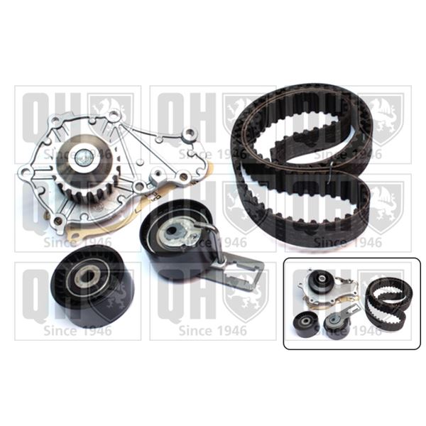 1 kit de distribution + 1 pompe à eau Quinton Hazell QBPK8730