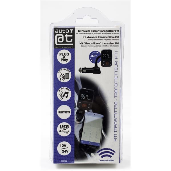 Transmetteur FM avec kit mains libres Auto-T