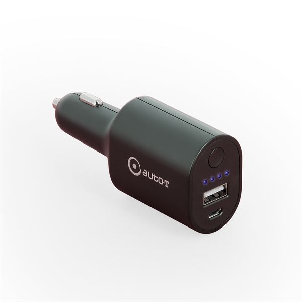 Chargeur allume-cigare + batterie portable 2200 mAH