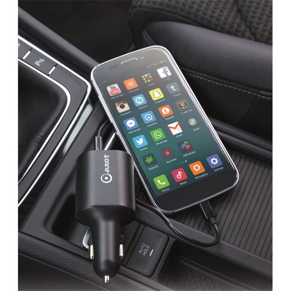 Chargeur allume-cigare + batterie portable 2200 mAH