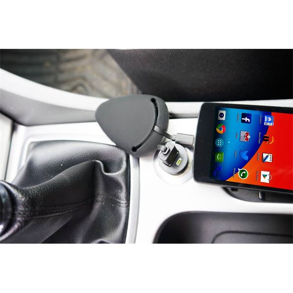 Chargeur allume-cigare USB Auto-T et cable multi-connecteurs