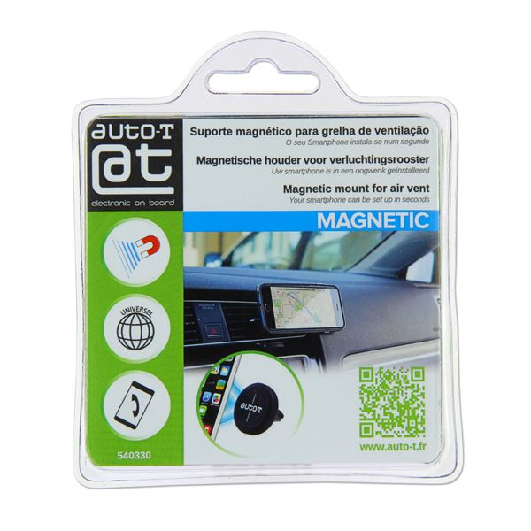 Support magnétique compact pour grille d'aération Auto-T