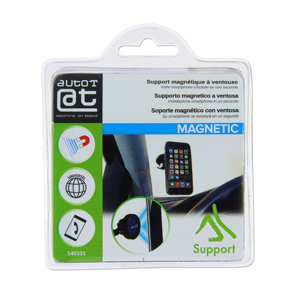 Support ventouse magnétique rotation 360° Auto-T