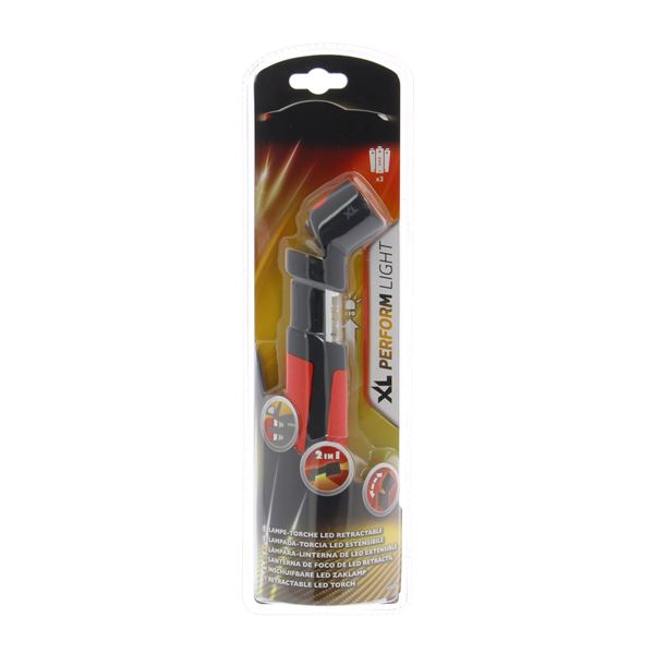 Lampe torche retractable led rechargeable