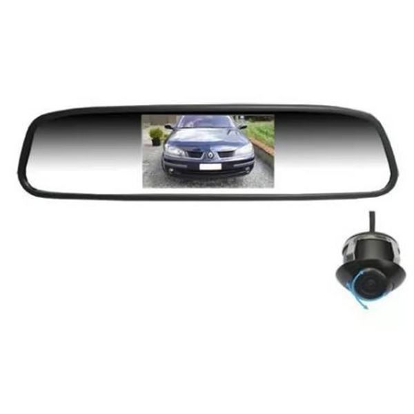 Caméra de recul + écran rétroviseur LCD RW043P Beeper