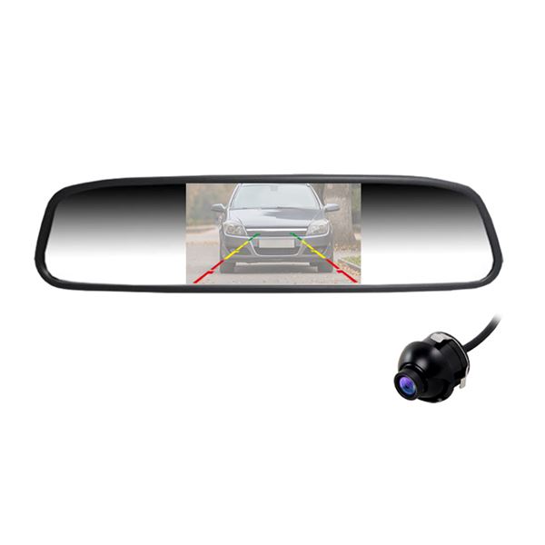 Caméra de recul + écran rétroviseur LCD RW043P Beeper
