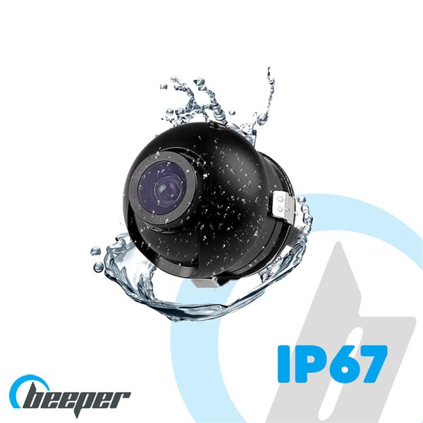 Caméra de recul + écran rétroviseur LCD RW043P Beeper