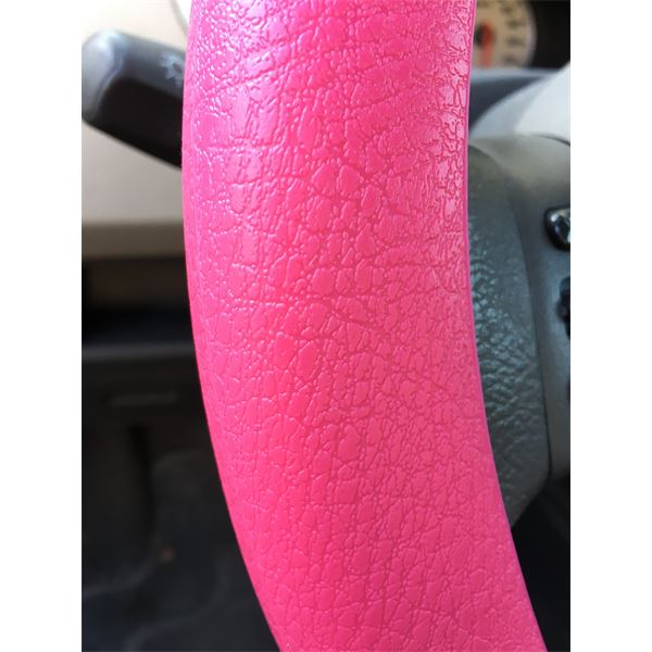 Couvre volant silicone rose