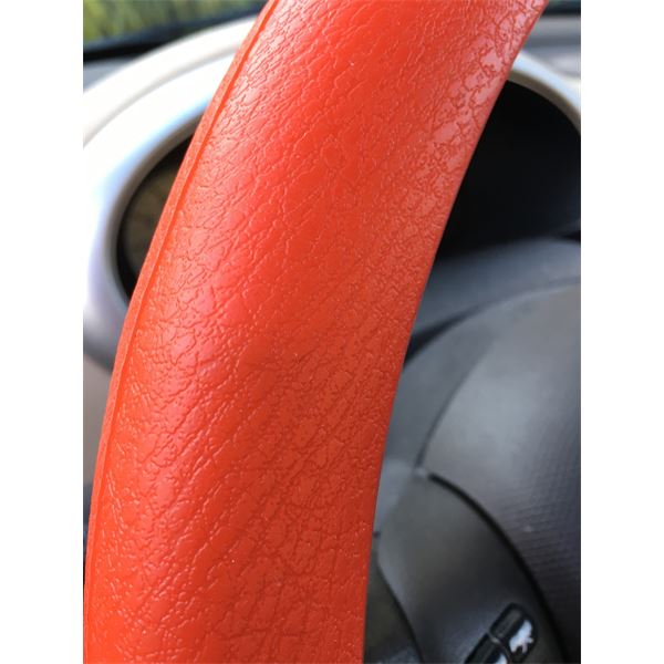 Couvre volant silicone rouge